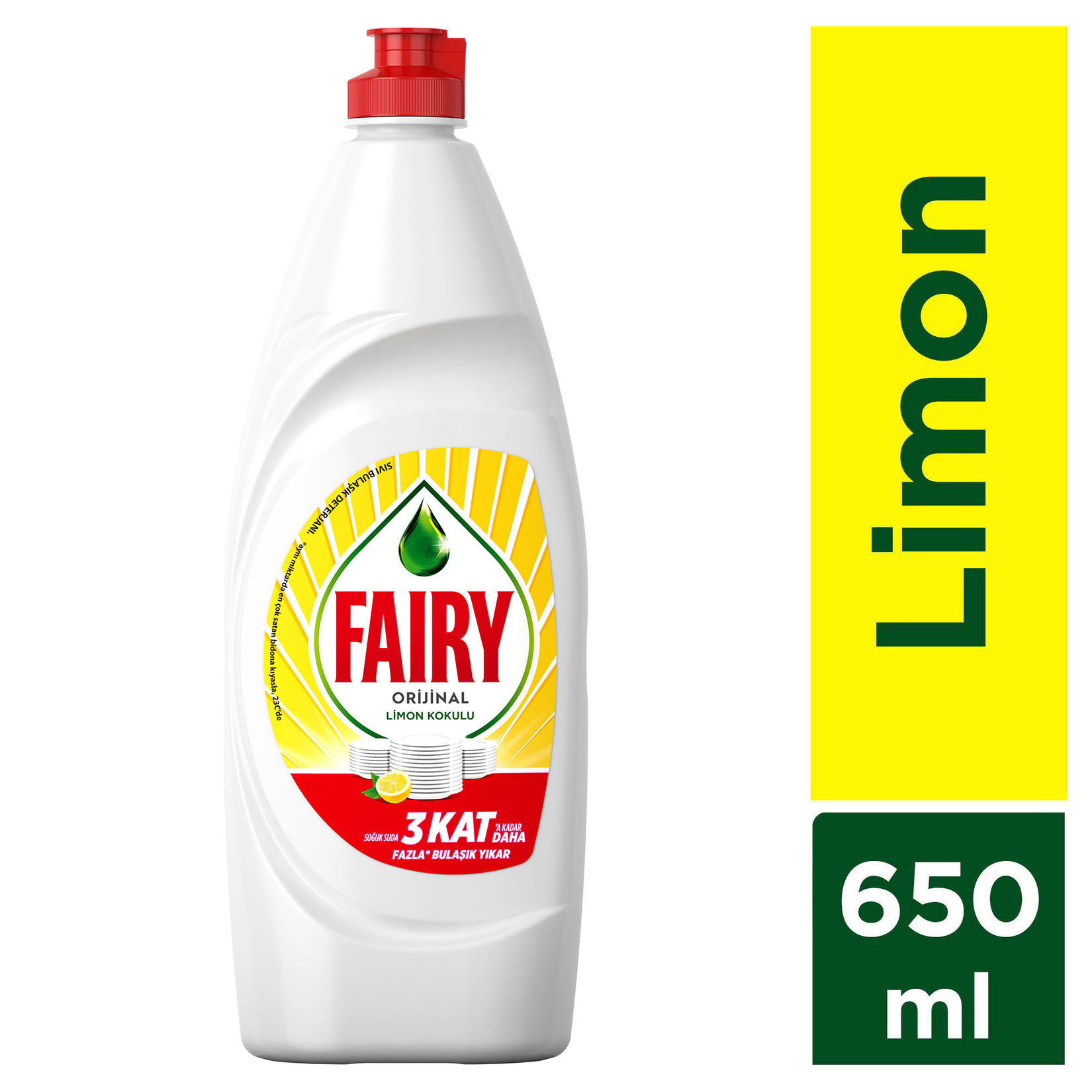 Fairy Sıvı Bulaşık Deterjanı Limon 650 Ml - Görsel 2