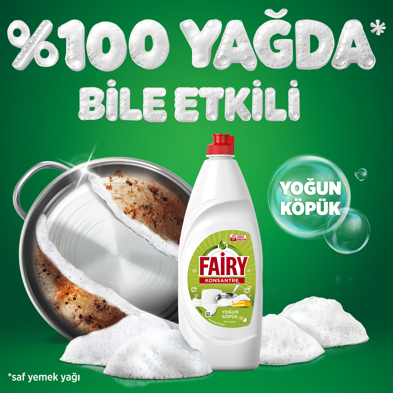 Fairy Sıvı Bulaşık Deterjanı Elma 650 Ml - Görsel 3