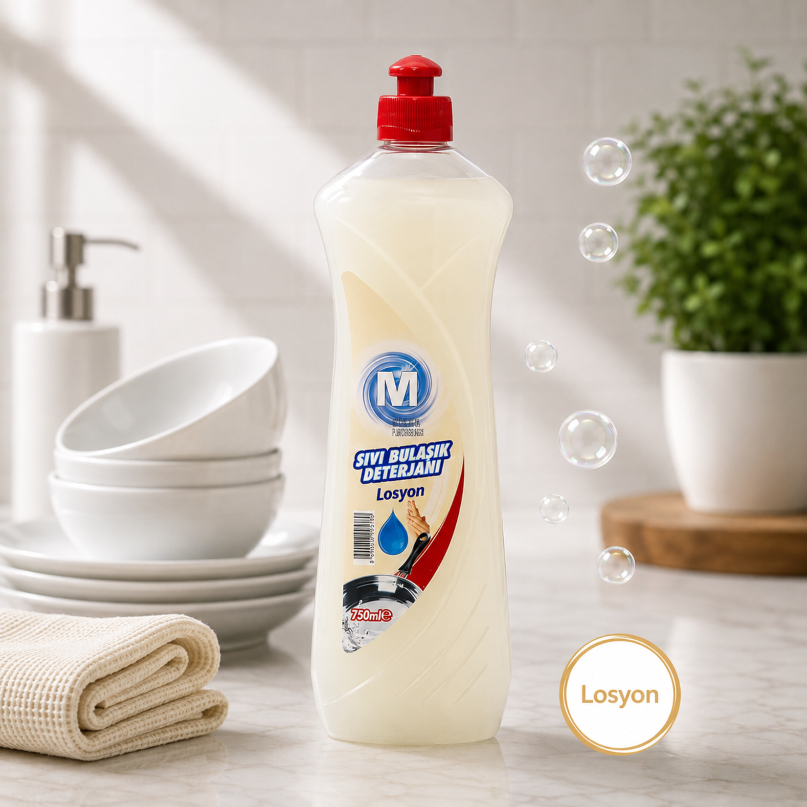 Migros Sıvı Bulaşık Deterjanı Losyon 750 Ml - Görsel 2