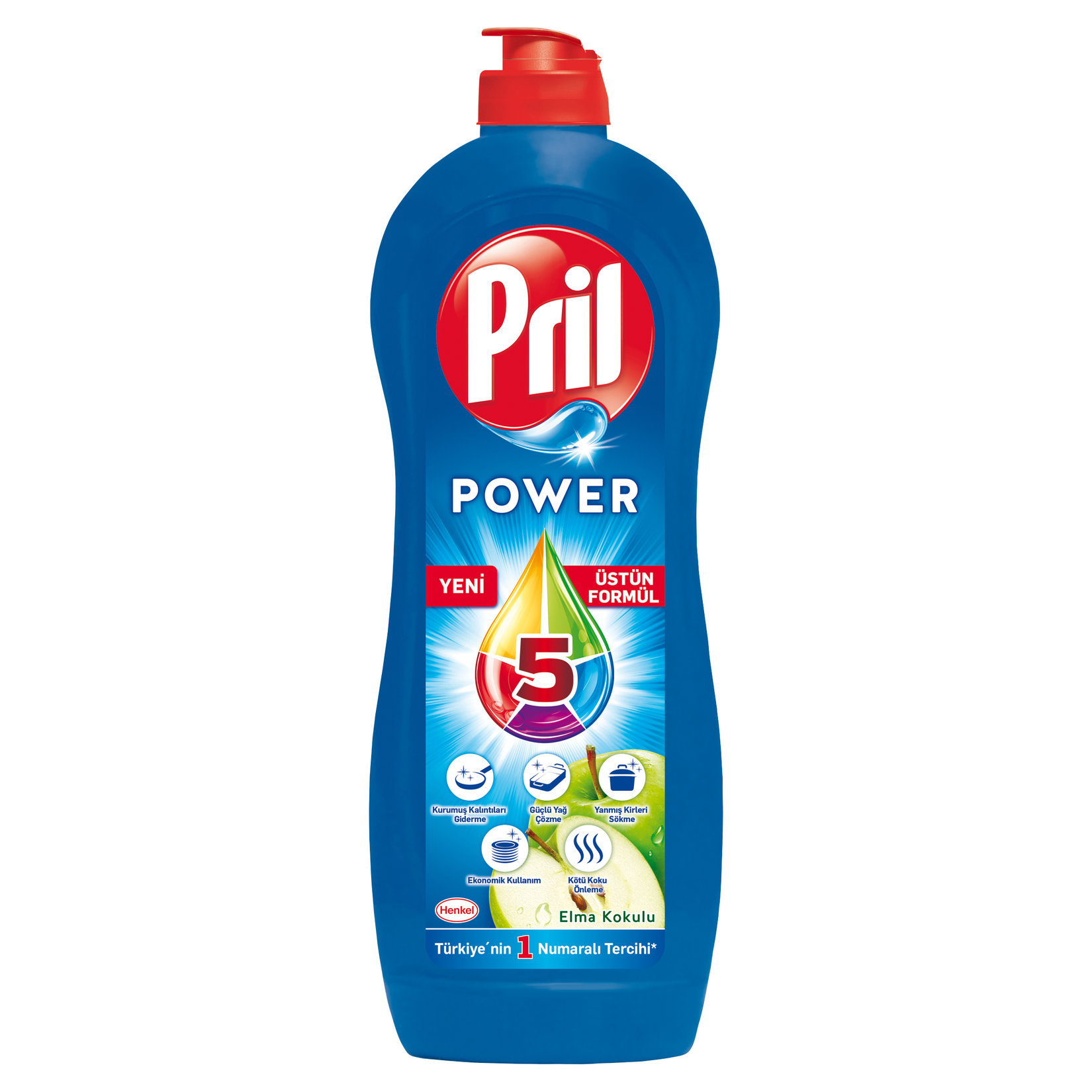 Pril Power 5 Etki Elma 653 Ml