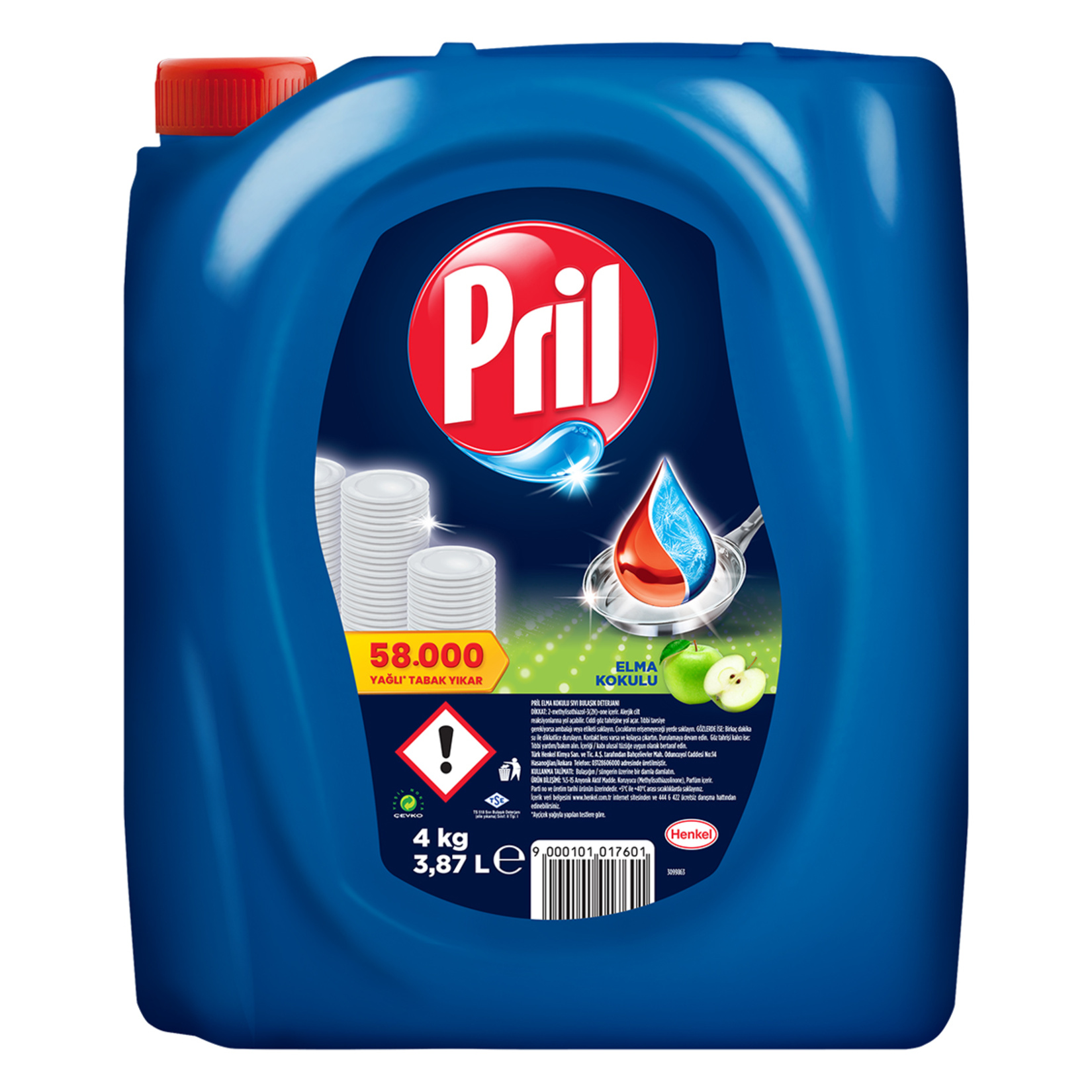 Pril Sıvı Bulaşık Deterjanı 4kg Elma - Görsel 1