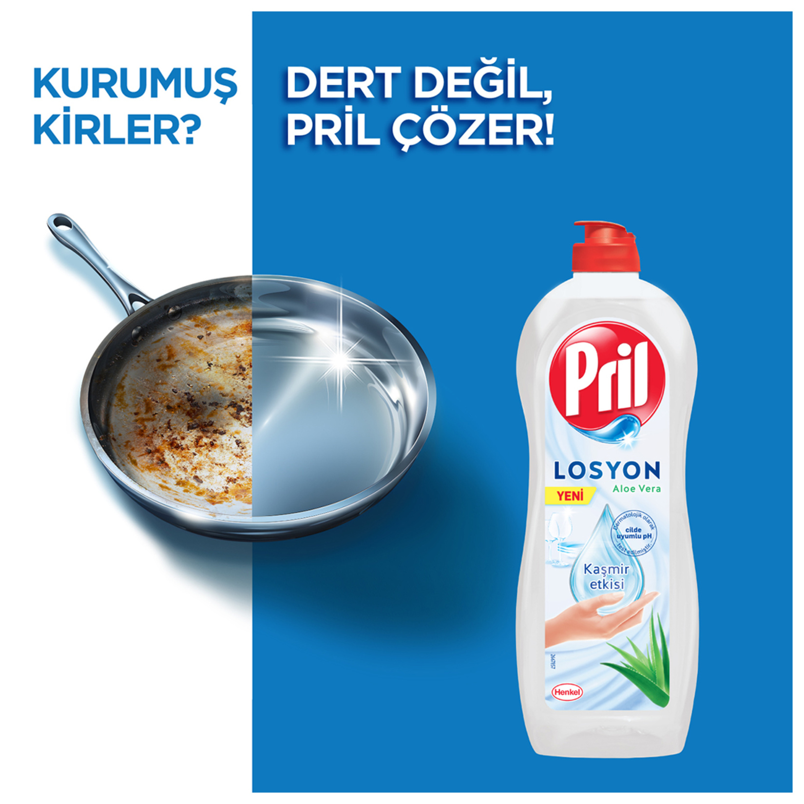 Pril Elde Yıkama Sıvı Bulaşık Deterjanı 750ml Losyon Aloe Vera - Görsel 2