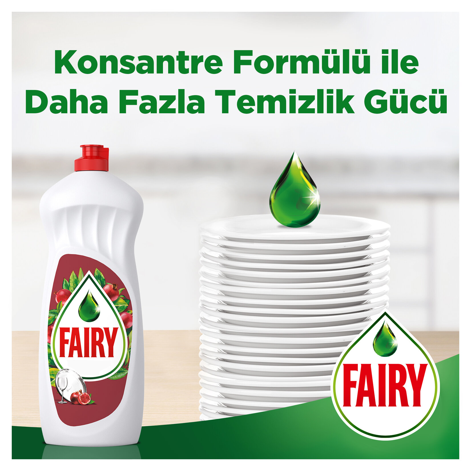 Fairy Sıvı Bulaşık Detrejanı Nar 1350 Ml - Görsel 4