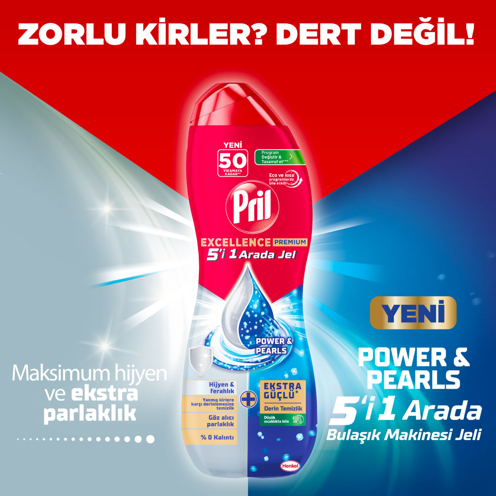 Pril Excellence 5i1 Arada Hijyen Jel 900 Ml - Görsel 2