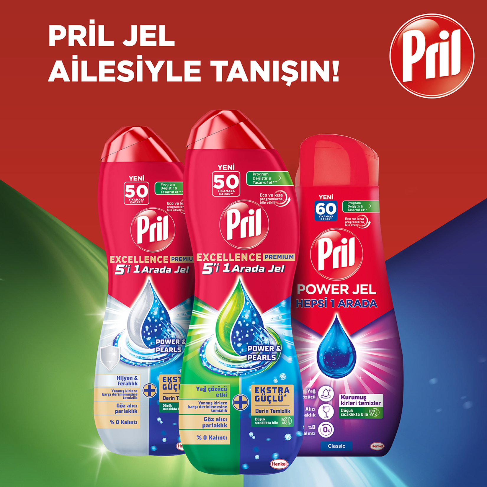 Pril Excellence 5 İ 1 Arada Yağ Çözücü Jel 900 Ml - Görsel 4