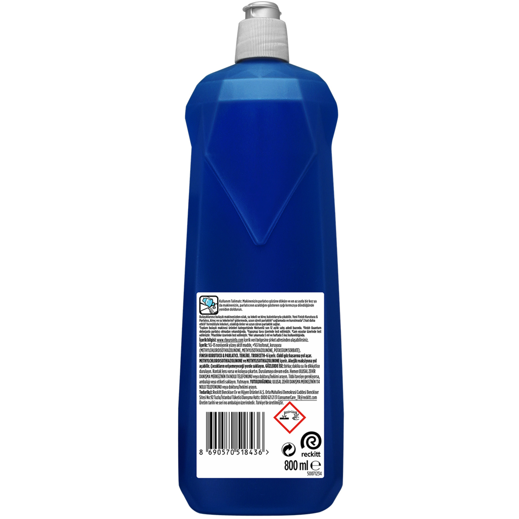 Finish Bulaşık Makinesi Parlatıcı 800 Ml - Görsel 4