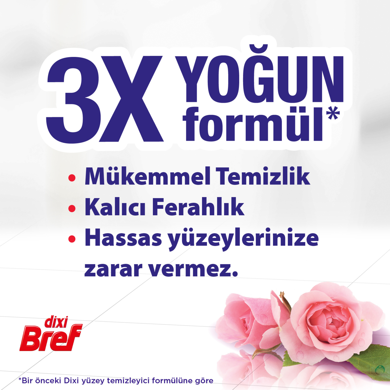 Dixi Bref Gül Yüzey Temizleyici 2.5 L - Görsel 3