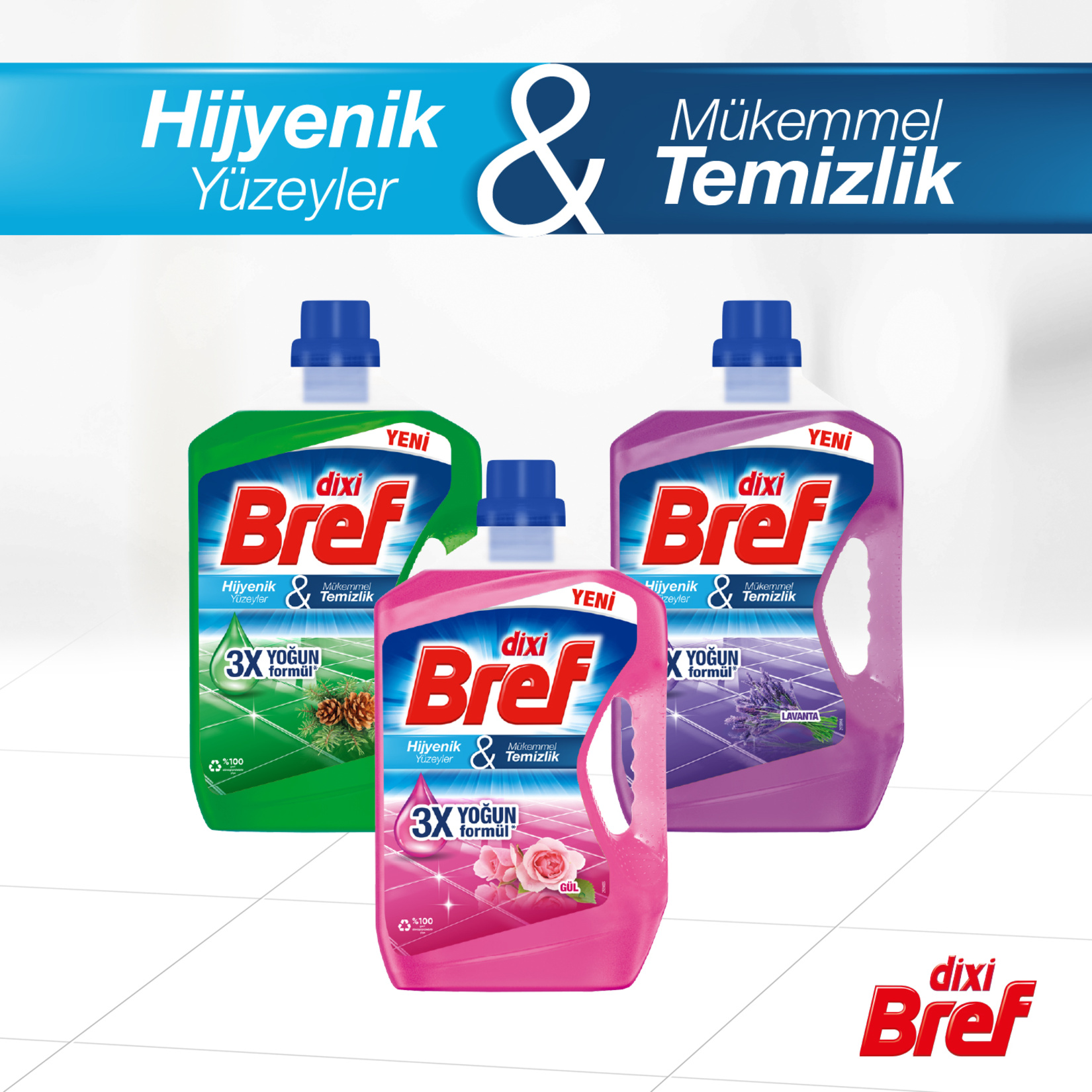 Dixi Bref Gül Yüzey Temizleyici 2.5 L - Görsel 4