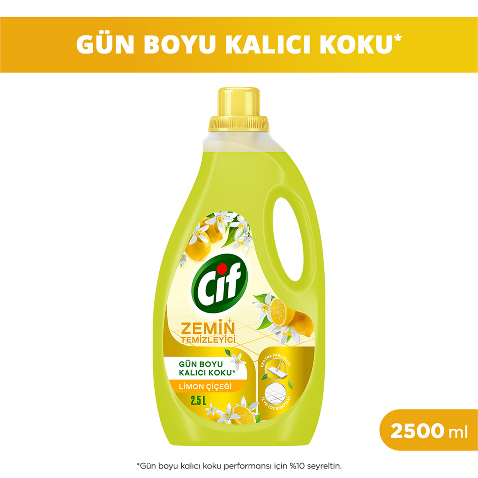 Cif Zemin Temizleyici Limon Çiçeği 2500 Ml - Görsel 2