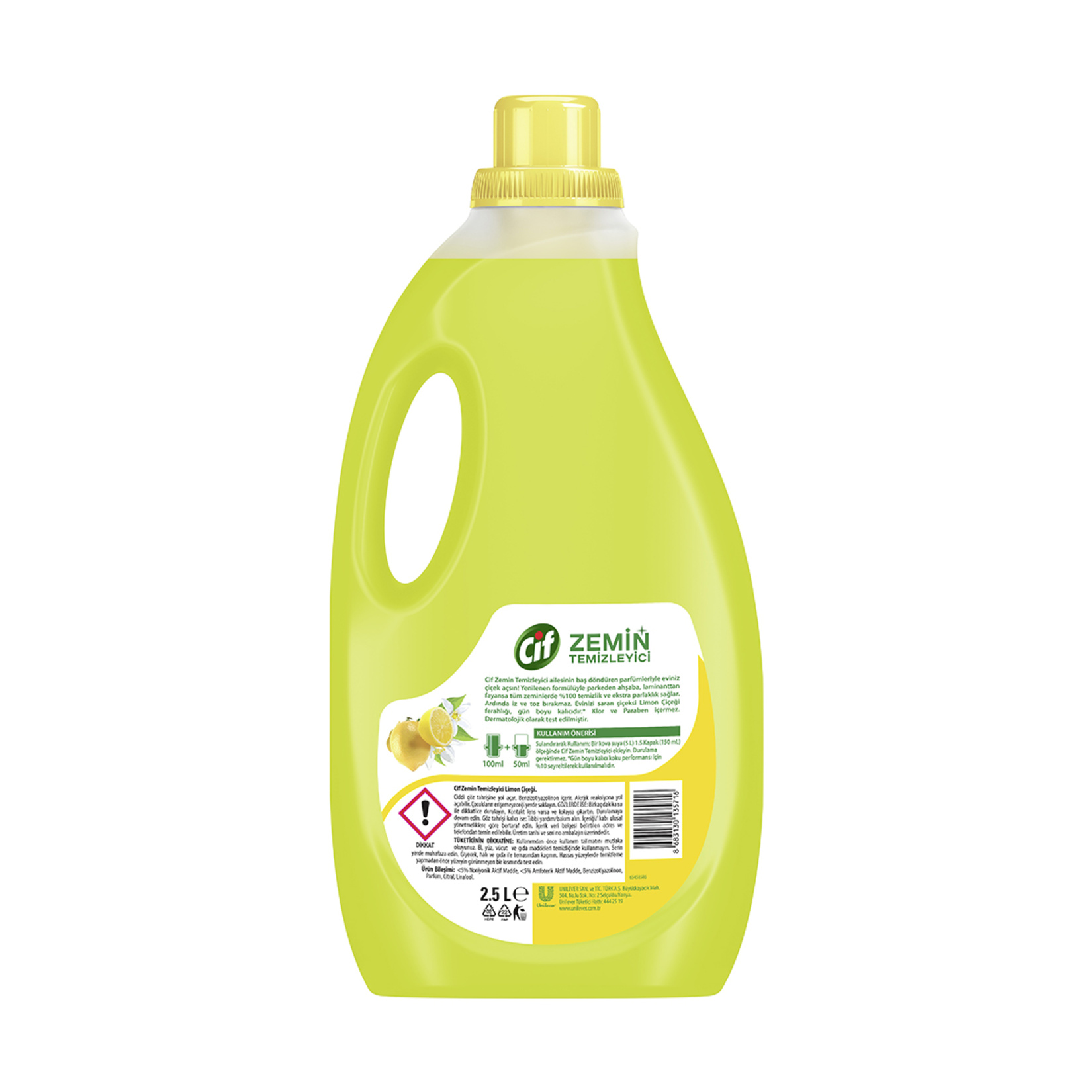 Cif Zemin Temizleyici Limon 2.5 L - Görsel 2