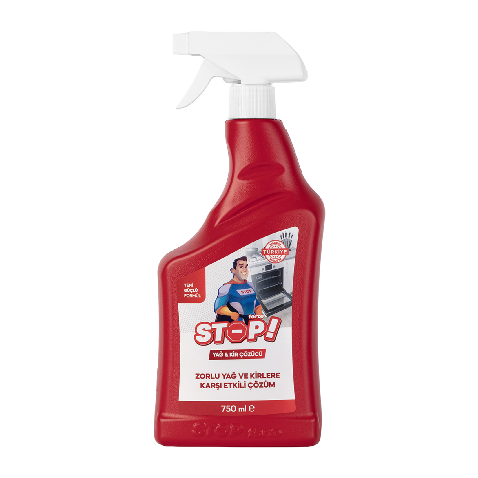 Stop Forte Yağ ve Kir Çözücü 750 Ml - Görsel 1