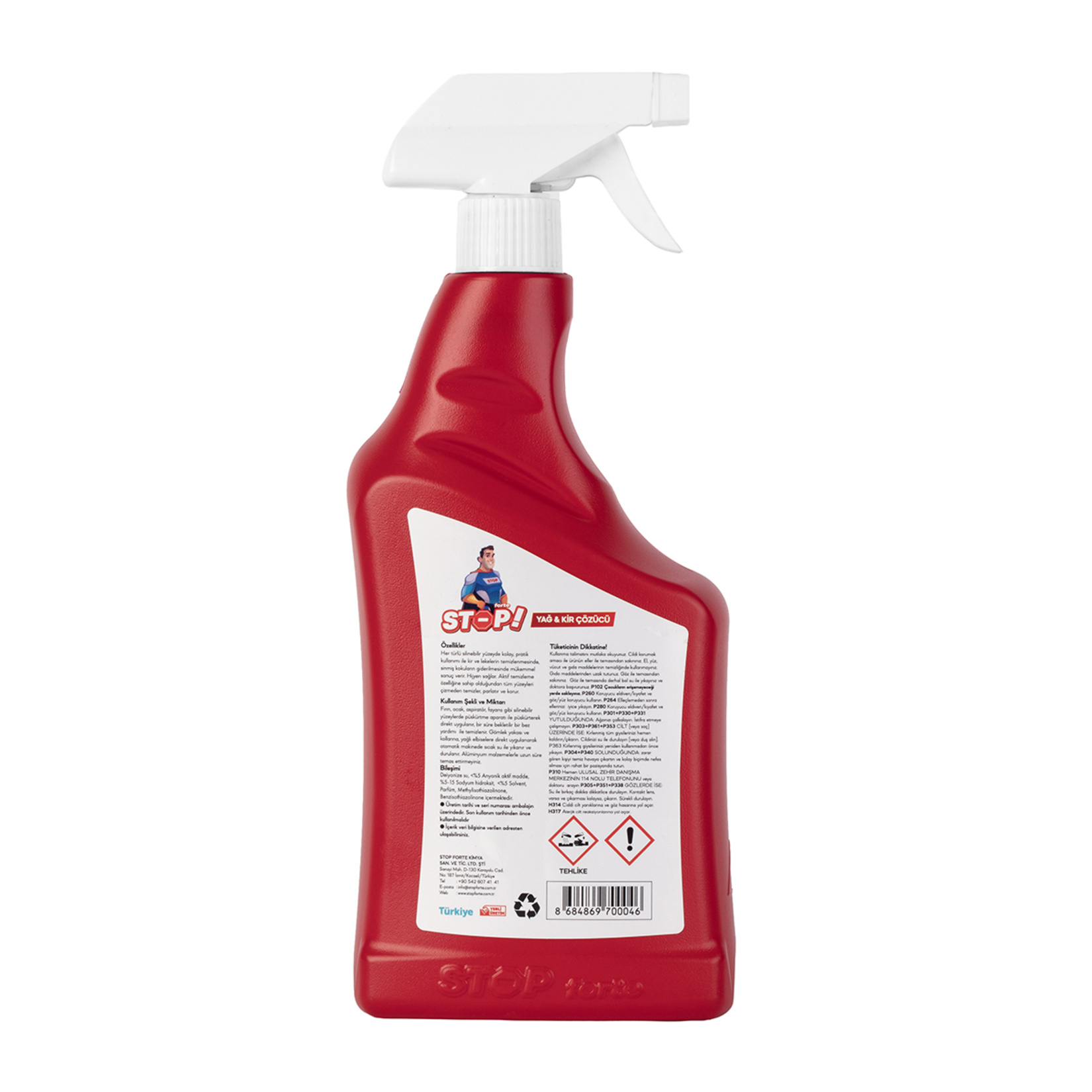 Stop Forte Yağ ve Kir Çözücü 750 Ml - Görsel 2