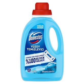 Domestos Yüzey Temizleyici Okyanus Maksimum Hijyen Tüm Yüzeyler için Yüzey Temizleyici 1500 ML