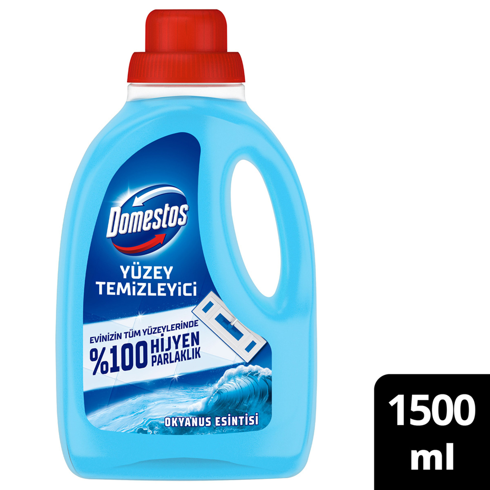 Domestos Yüzey Temizleyici Okyanus Maksimum Hijyen Tüm Yüzeyler için Yüzey Temizleyici 1500 ML - Görsel 2