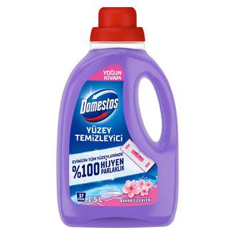 Domestos Yüzey Temizleyici Bahar Çiçekleri Tüm Yüzeyler için Maksimum Hijyen 1500 ML