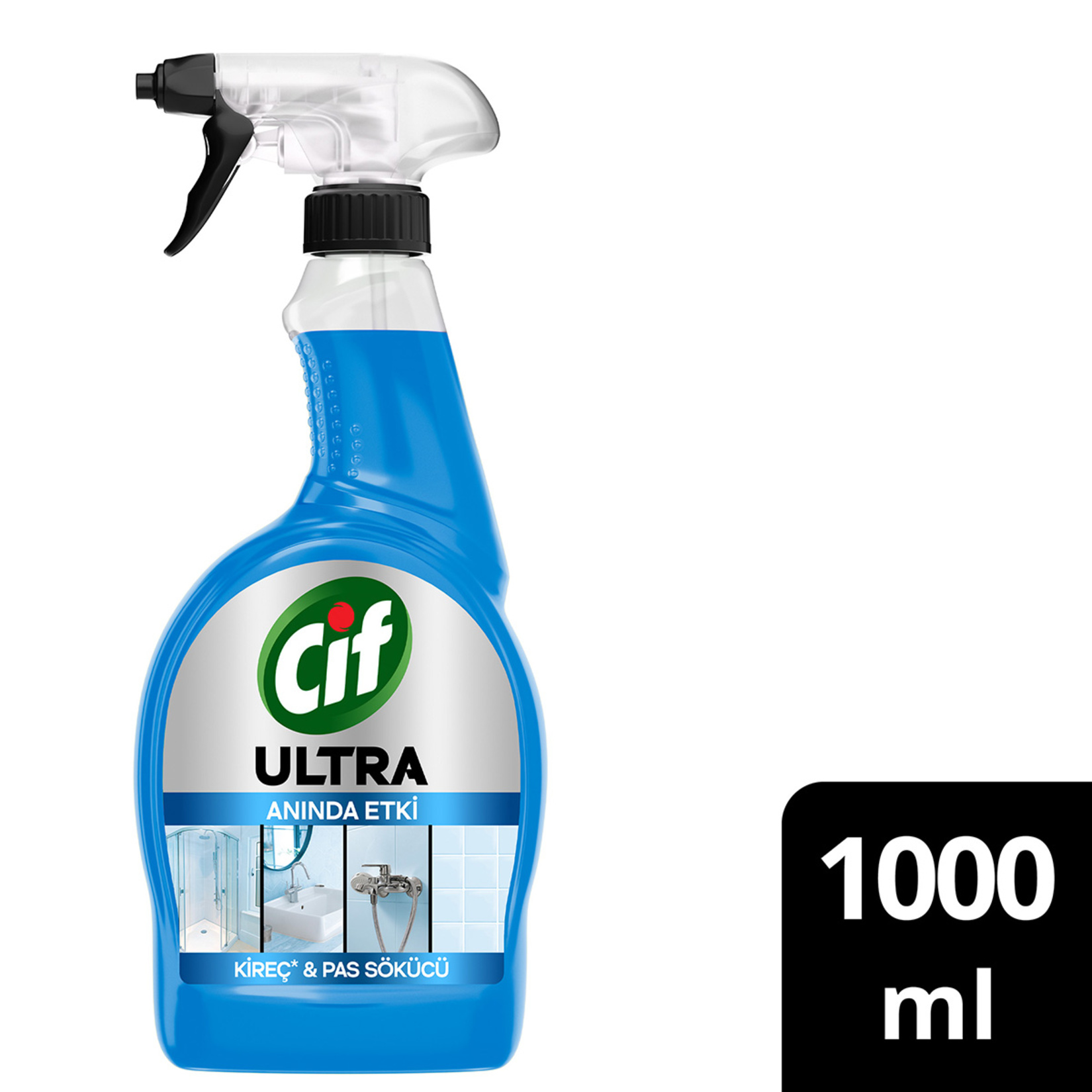 Cif Ultra Anında Etki Kireç &Pas Sökücü Sprey 1 L - Görsel 2