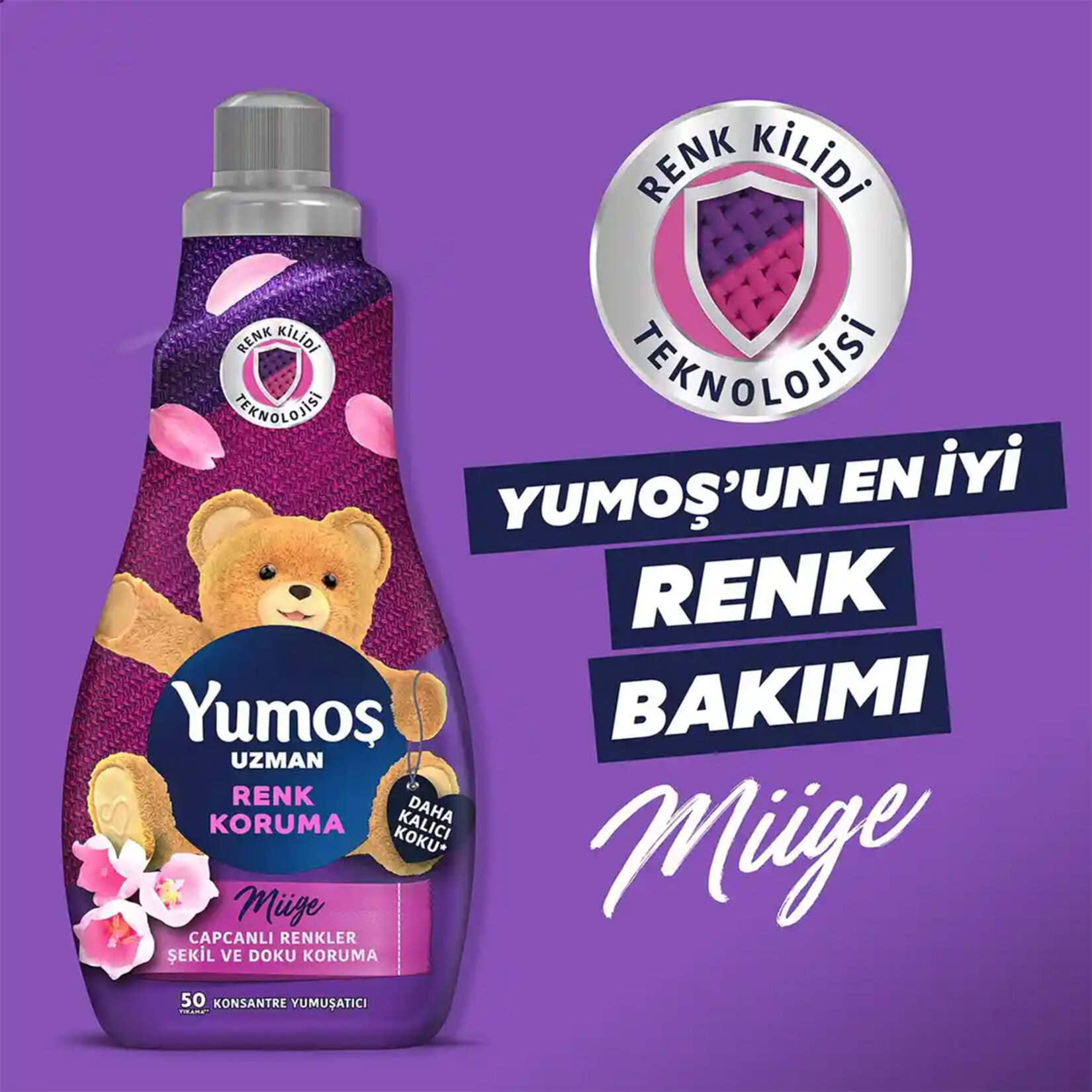 Yumoş Renkli Deterjan 1690 Ml + Yumoş Renk Koruma 1.2 L - Görsel 5