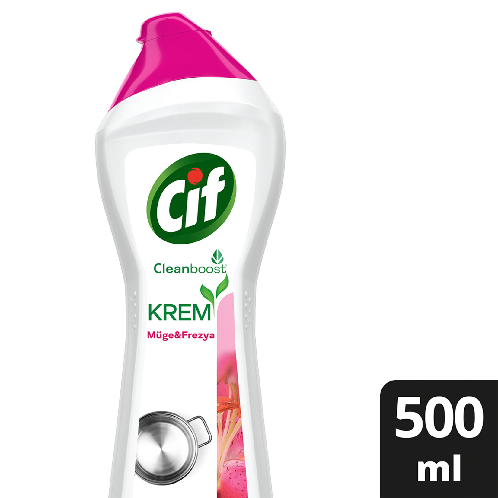 Cif Krem Yeni Nesil Yüzey Temizleyici Frezya ve Müge Çiçeği 500 Ml - Görsel 2