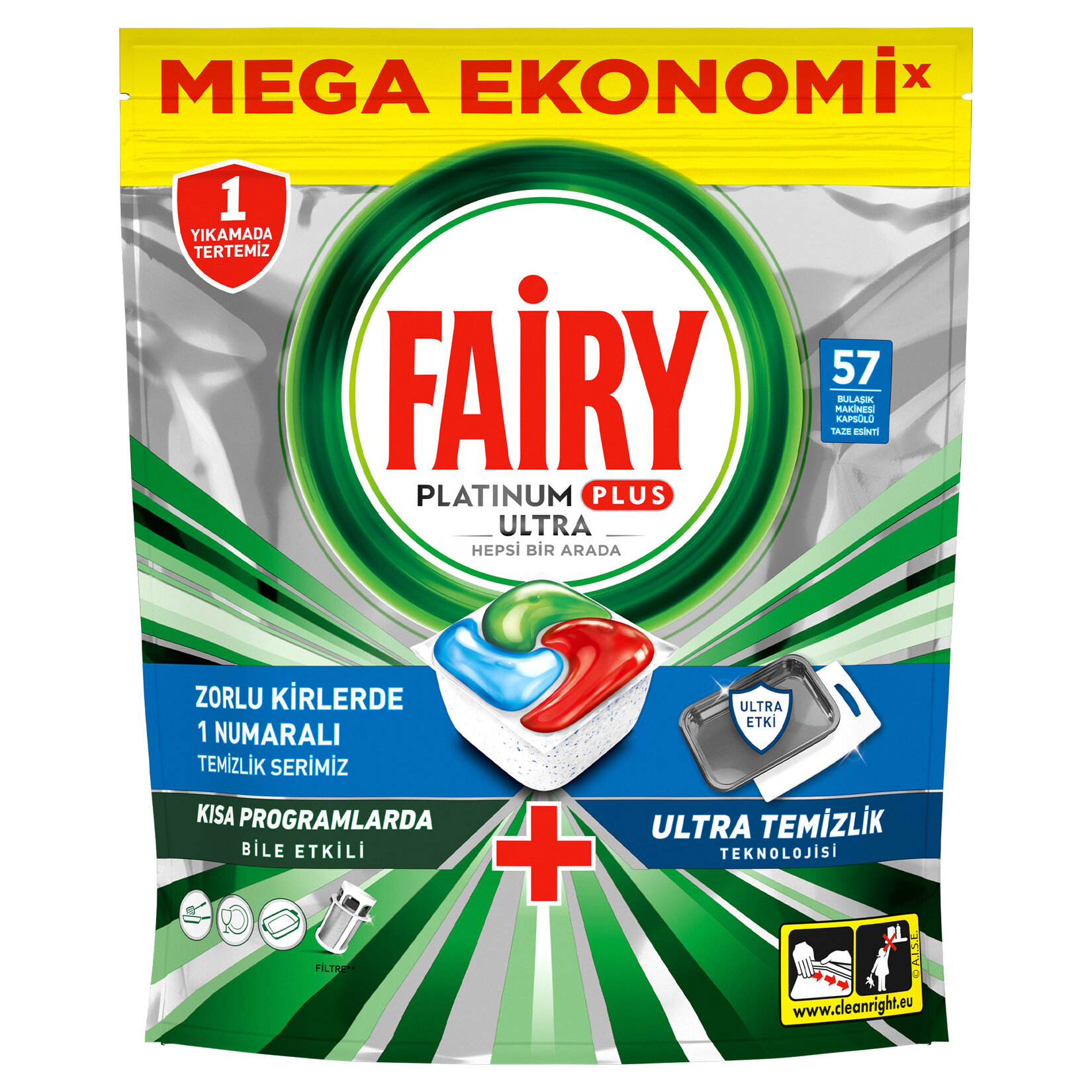 Faıry Platinum Plus Ultra Tablet 57'li 884G - Görsel 1