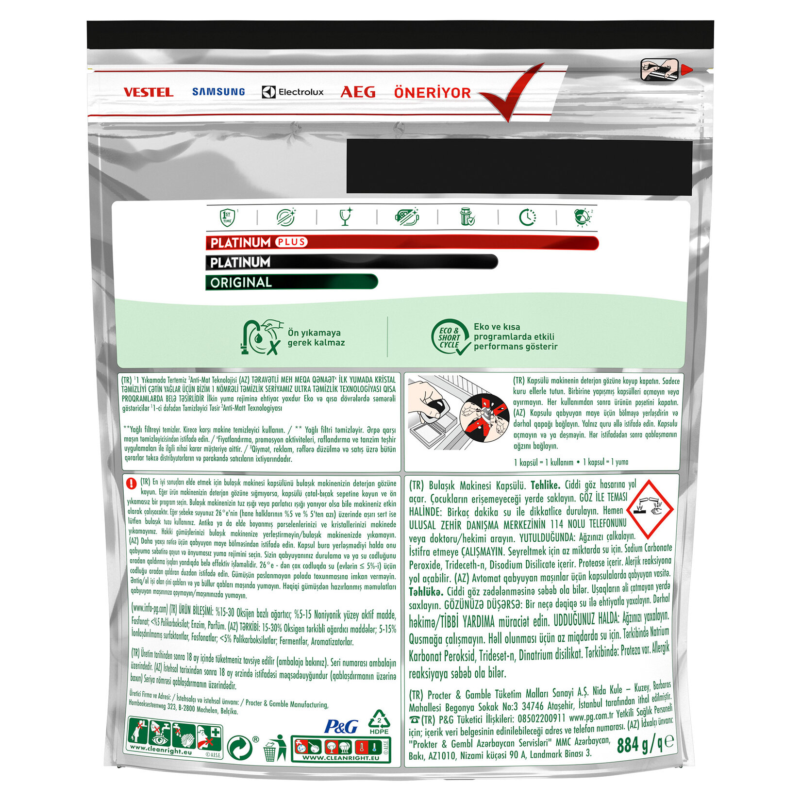 Faıry Platinum Plus Ultra Tablet 57'li 884G - Görsel 3