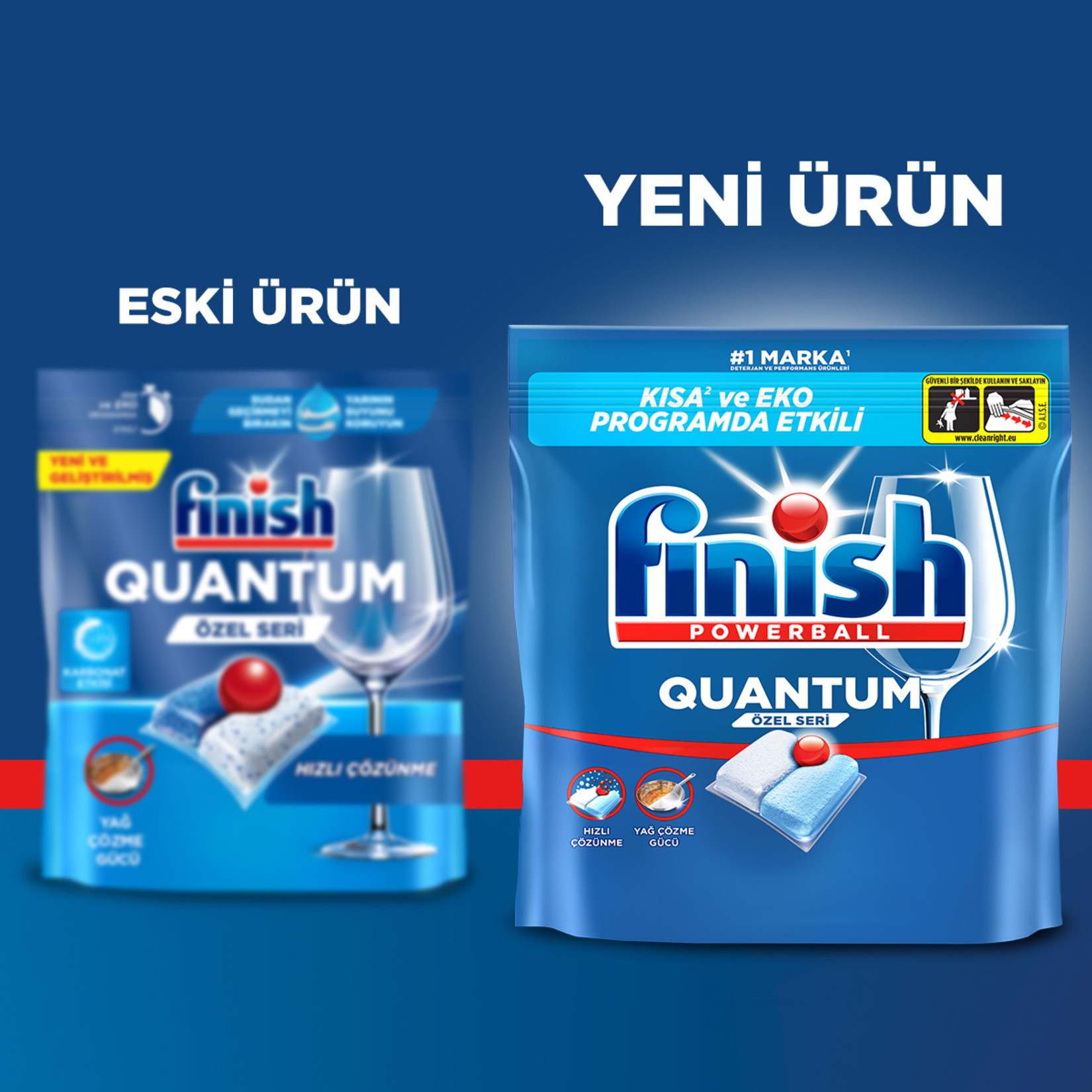 Finish Quantum Özel Seri 50'li Bulaşık Makinesi Tableti 520 G - Görsel 3