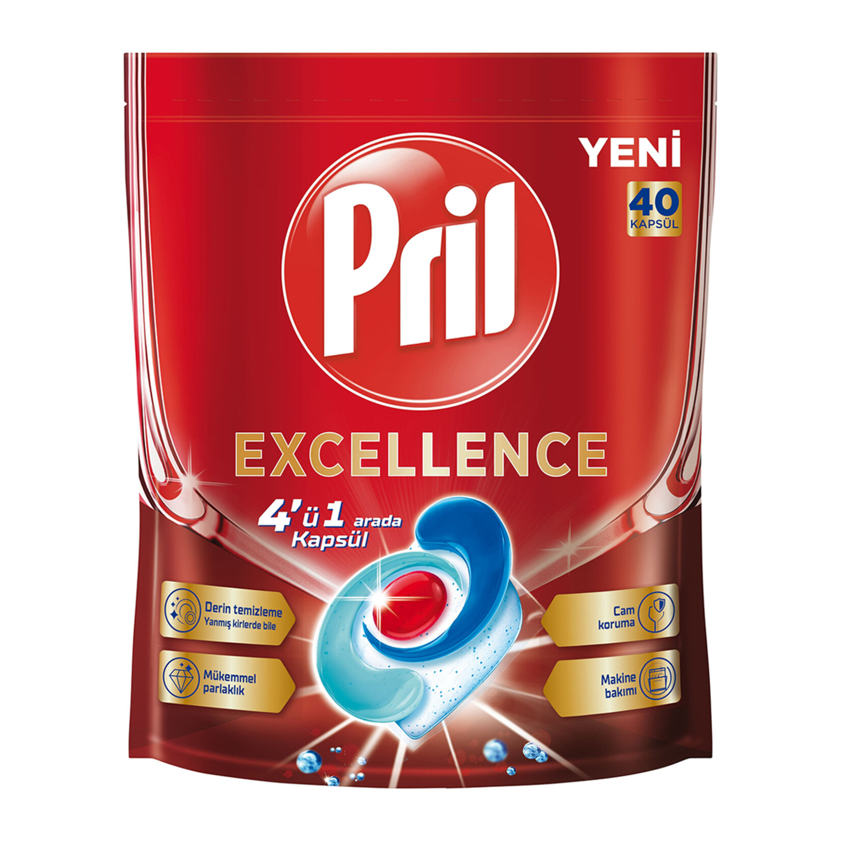 Pril Excellence Bulaşık Kapsülü 40'lı 724 G