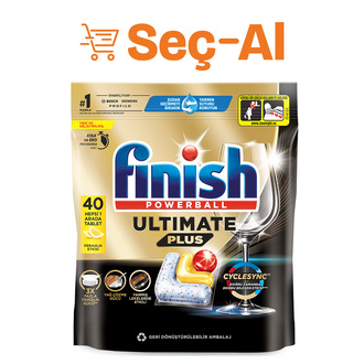 Finish Ultimate Plus Limon 40 Tablet 488 G