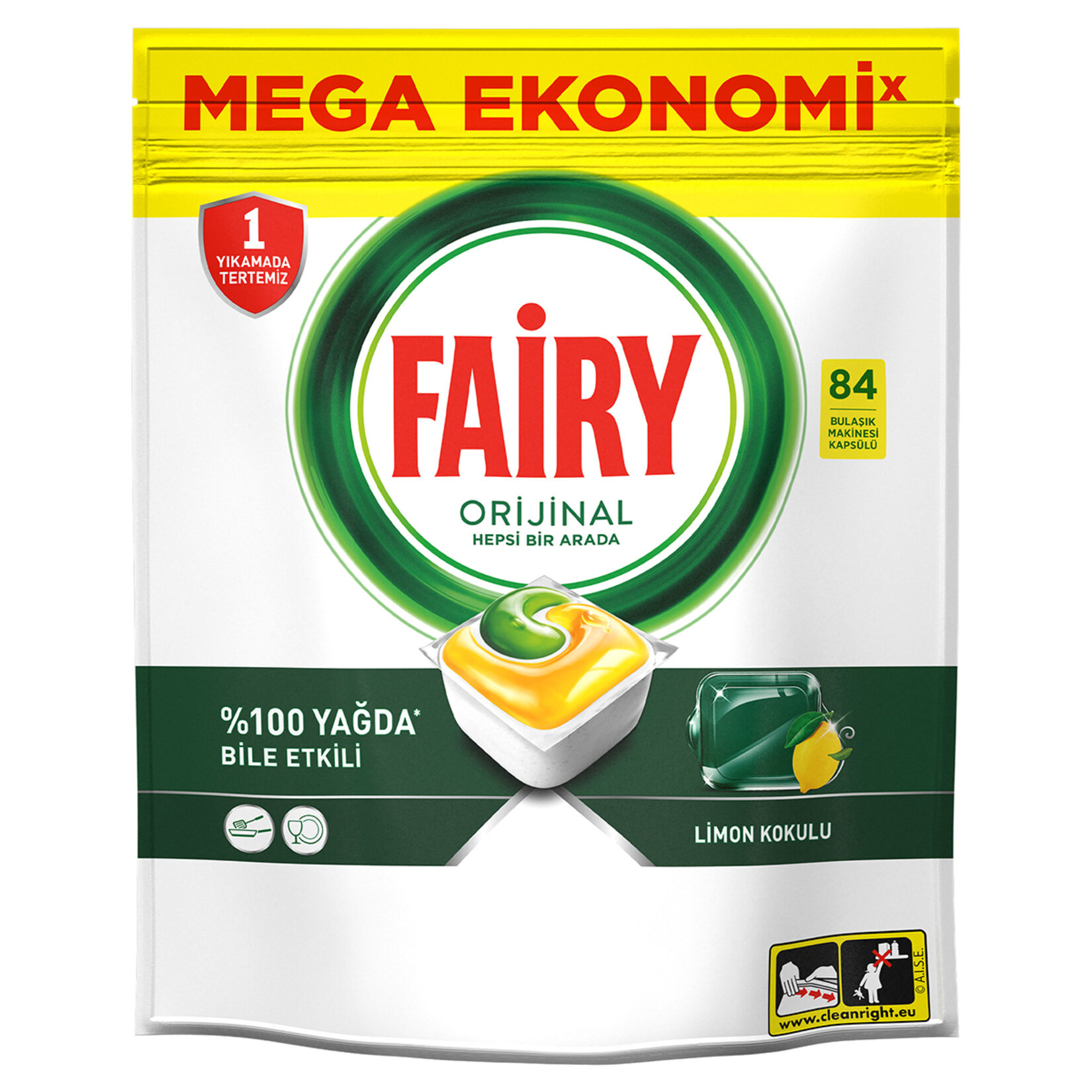 Fairy Hepsi Bir Arada 84'lü 1.135 G - Görsel 2