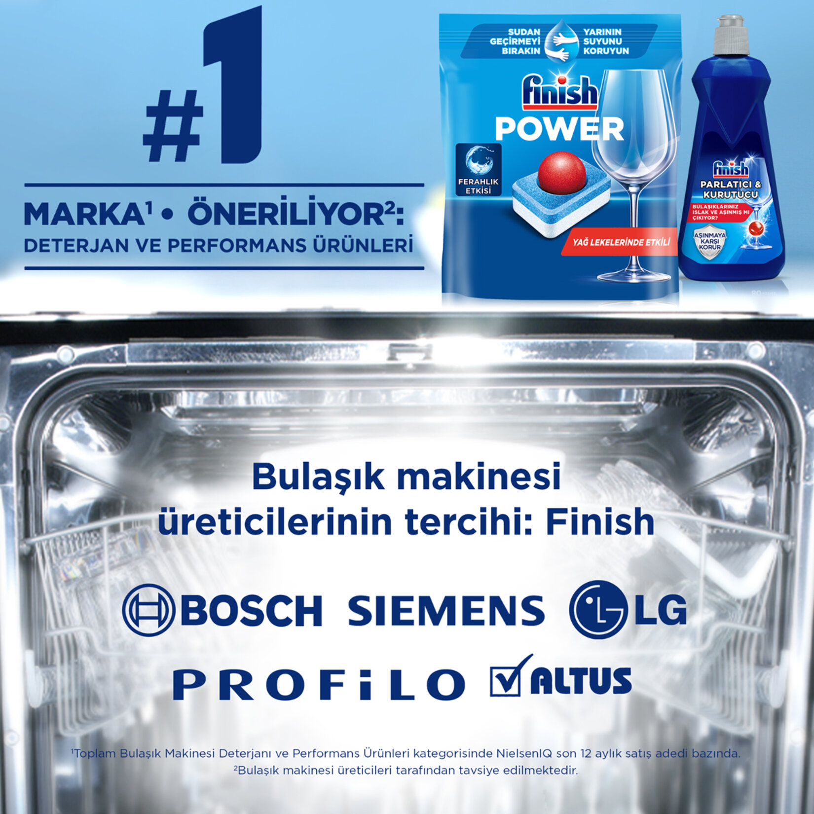 Finish Hepsi Bir Arada 100 Tablet Bulaşık Makinesi Deterjanı - Görsel 4