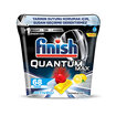 Finish Quantum Max 68 Kapsül Bulaşık Makinesi Deterjan Limon - Görsel 1