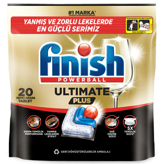 Finish Ultimate Plus Hepsi 1 Arada 20 Tablet 244 G