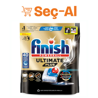Finish Ultimate Plus Hepsi 1 Arada 40 Tablet 488 G