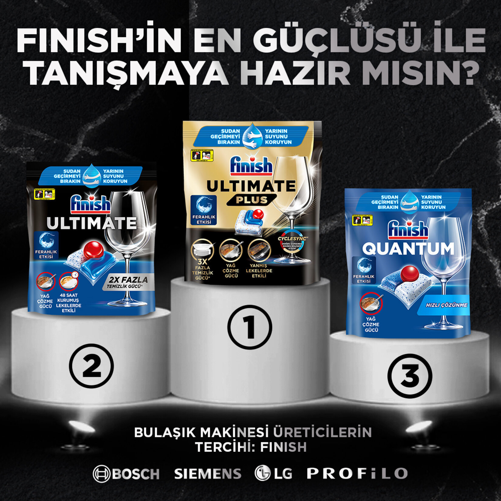 Finish Ultimate Hepsi 1 Arada 40 Tablet 516 G - Görsel 5