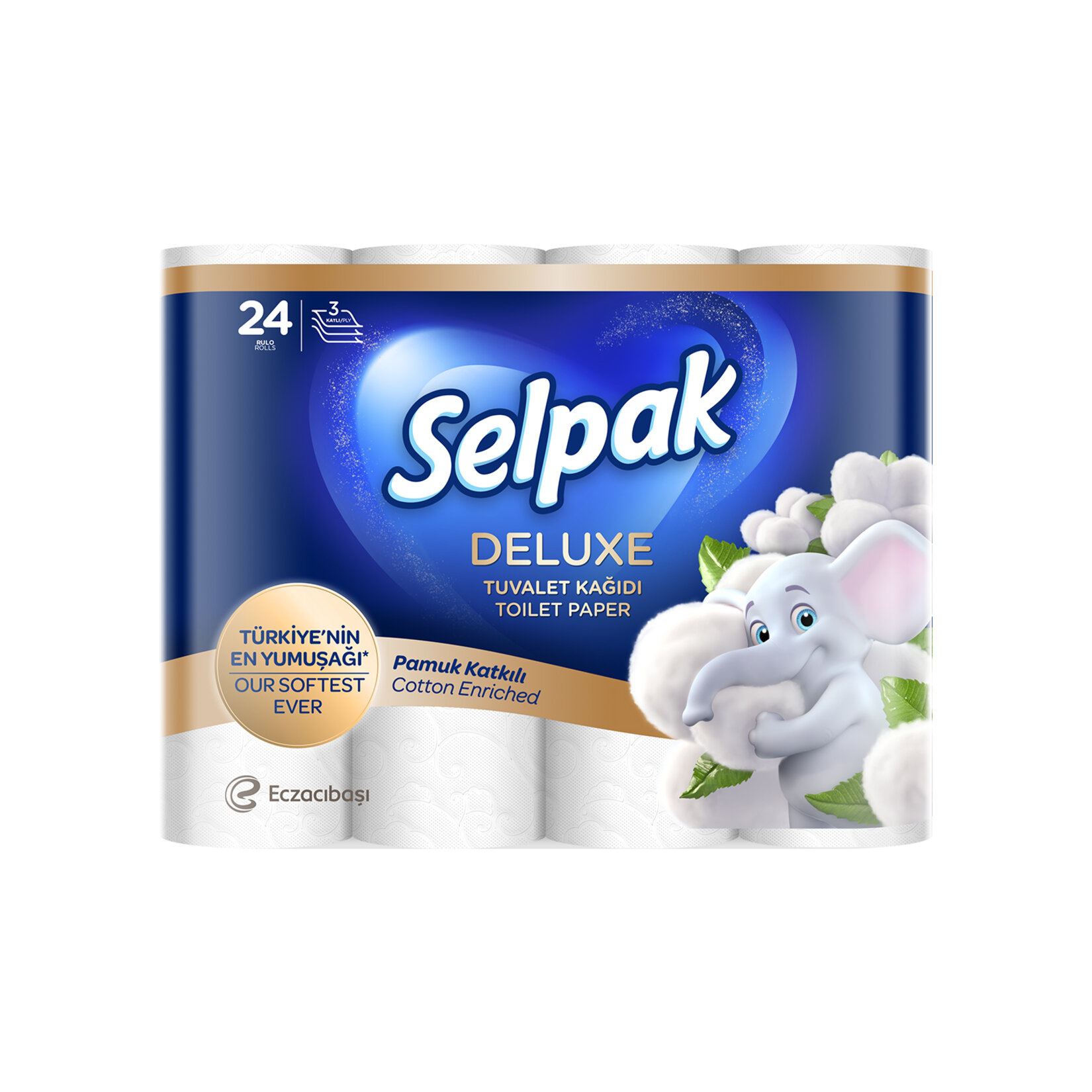 Selpak Deluxe Tuvalet Kağıdı 24'lü
