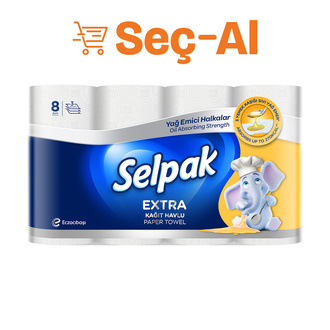 Selpak Yağ Emici Havlu 8'li