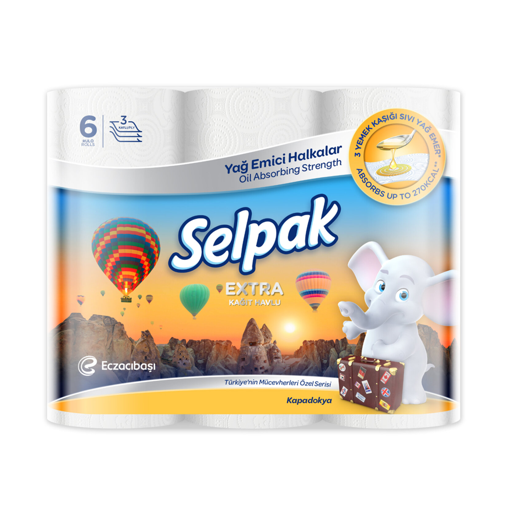 Selpak Yağ Emici Havlu 6'lı