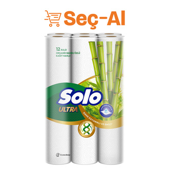 Solo Ultra Organik Bambu Özlü Havlu 12'li