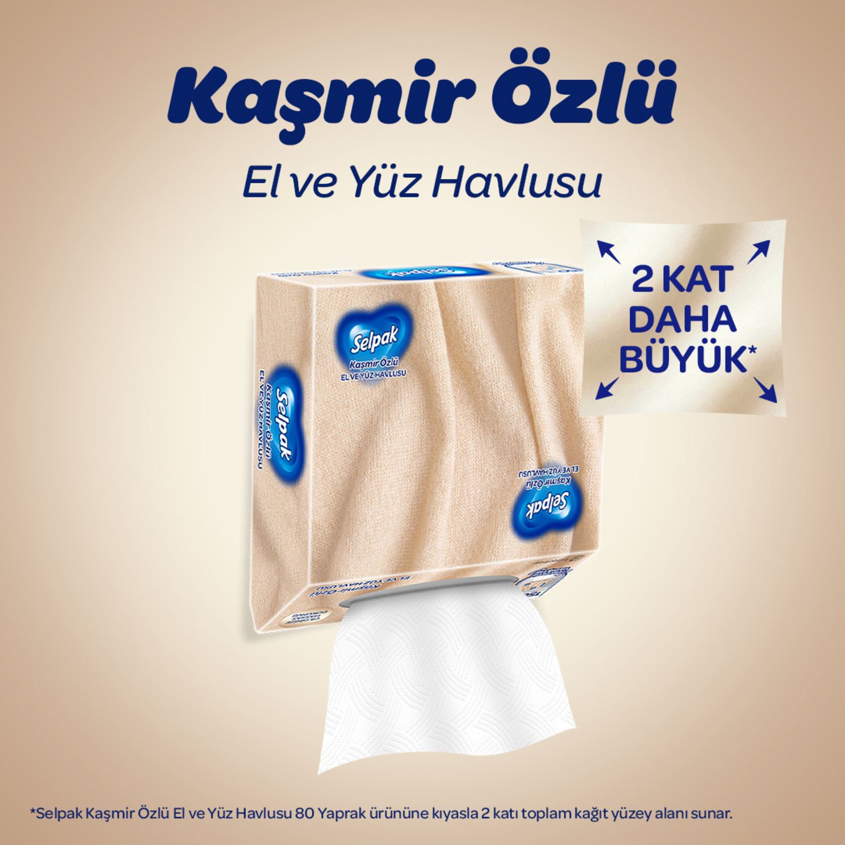 Selpak El Yüz Havlusu Kaşmir Özlü 150'li - Görsel 2