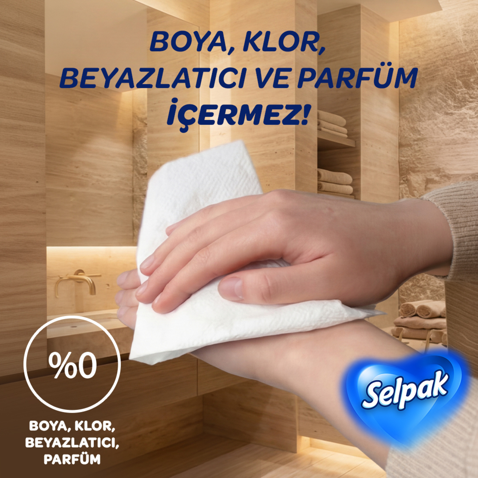 Selpak El Yüz Havlusu Kaşmir Özlü 150'li - Görsel 6