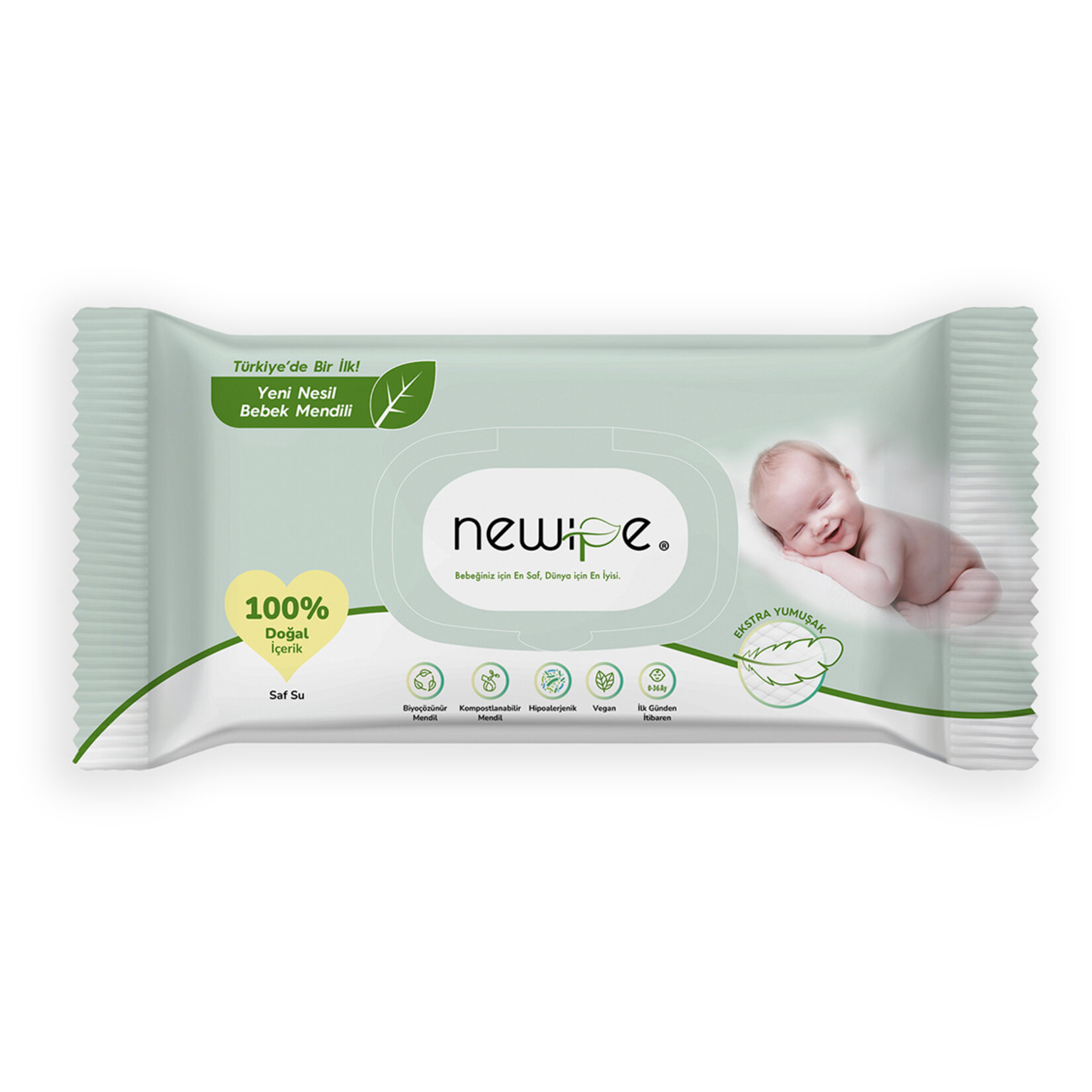 Newipe Yenidoğan Islak Mendil 40'lı