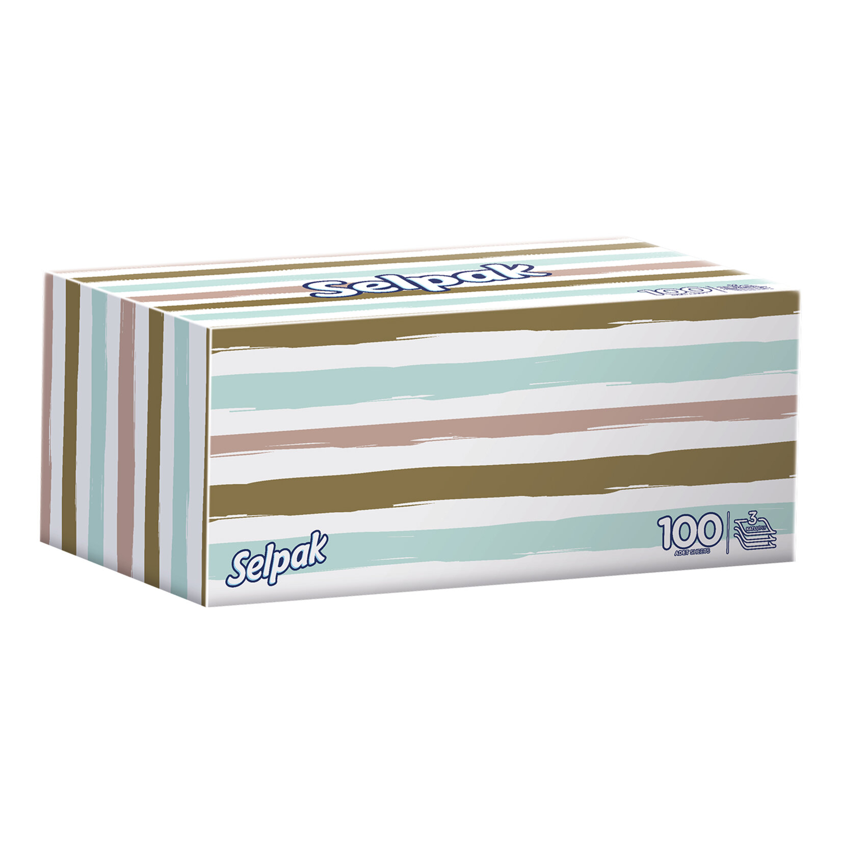 Selpak Maksi Kutu Mendil 100'lü - Görsel 1