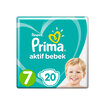 Prima Bebek Bezi Aktif Bebek 7 Beden 20 Adet Standard Paket  - Görsel 1
