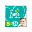 Prima Bebek Bezi Aktif Bebek 5 Beden 26 Adet Junior Paketi  - Görsel 1