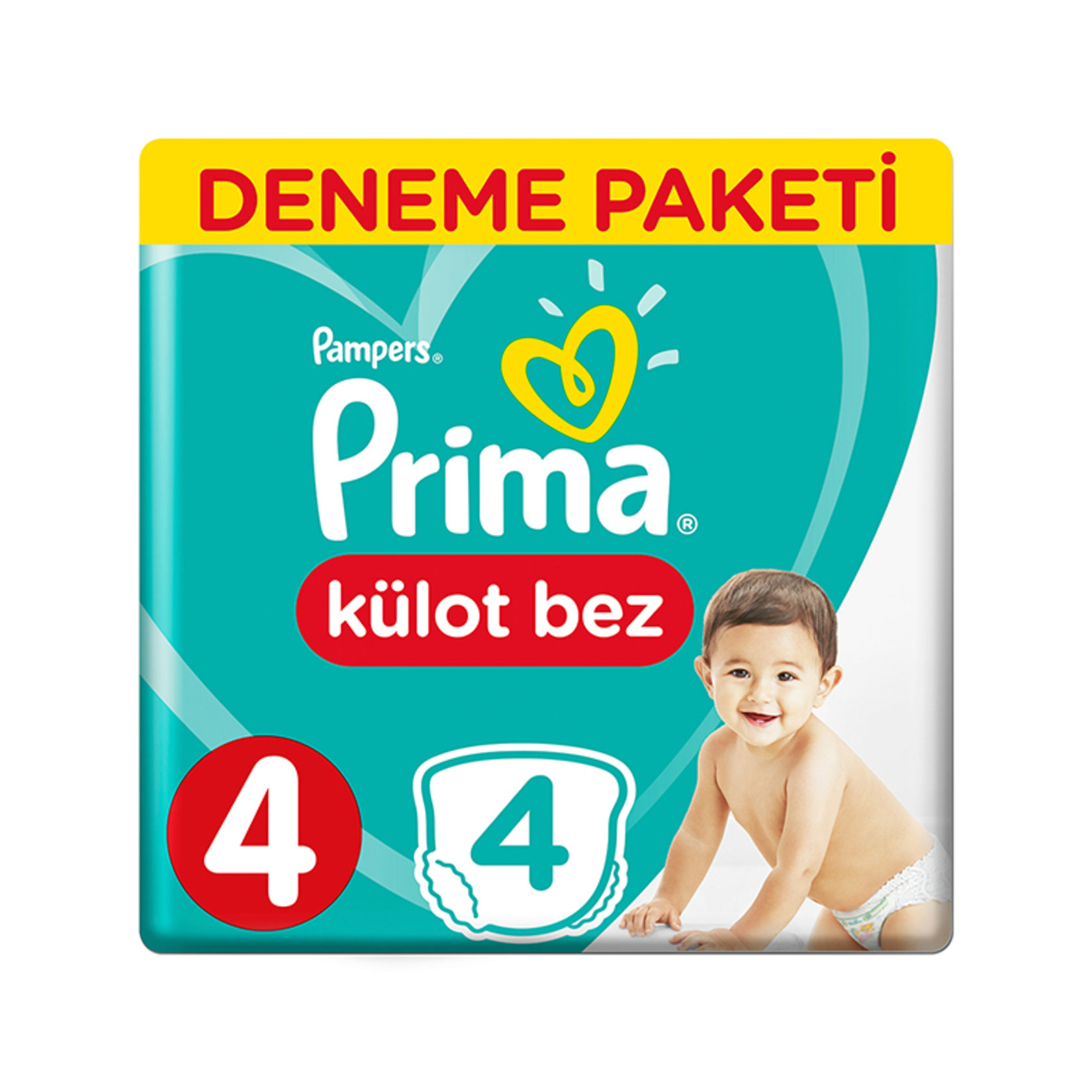 Prıma Külot Bez 4Lü Deneme Paketi 4 No Maxi 9-14Kg