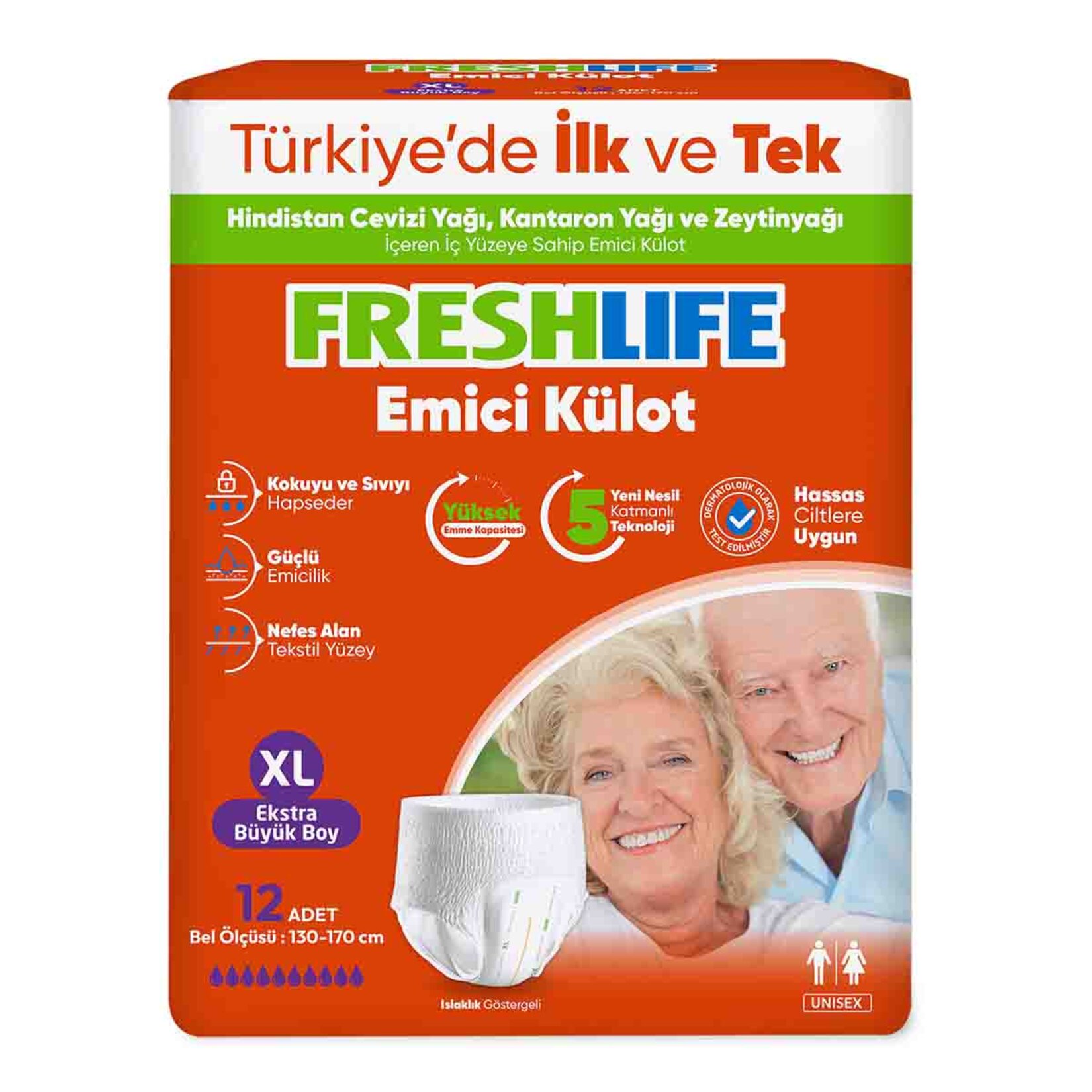 Freshlife Eco Emici Külot Ekstra Büyük Boy 12 Adet