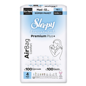Sleepy Bio Natural Airbag Comfort No 4 Maxi 52'li