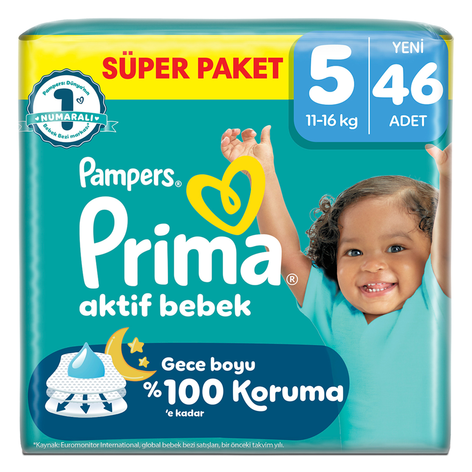 Prima Aktif Bebek Süper Paket 5 Beden 46'lı