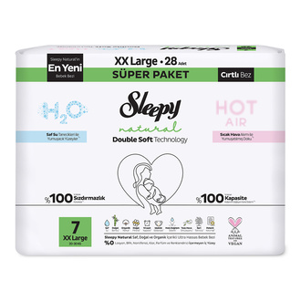 Sleepy Natural Double Soft  7 No 20-30 Kg 28'li