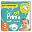Prima Bebek Bezi Aktif Bebek 3 Beden 27 Adet - Görsel 2