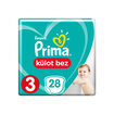 Prima Külot Bebek Bezi 3 Beden 28 Adet Midi Tekli Paket - Görsel 1